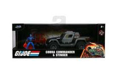 1/32 Cobra Commander & Stinger *GI-Joe*, black/grey