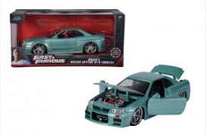 1/24 Brian's Nissan Skyline GT-R (BNR34) *Fast and Furious *, seagreen