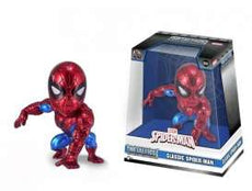Marvel Classic Spiderman figure, Metals series 4 inch (10.1cm), red/blue