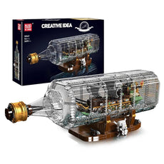 Mould King Flying Dutchman ship in a bottle