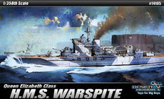 HMS WARSPITE QE CLASS PLASTIC MODEL KIT 1/350 ACADEMY