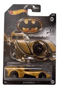 Batmobile Batman Gold Hot Wheels Special Cart Dc