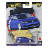1/64 VOLKSWAGEN GOLF MK7 Blue Hot Wheels EURO STYLE