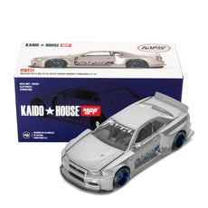 Mini GT x Kaido House 1:64 Nissan Skyline R34 Kaido Works V2 SHINJUKU KHMG143