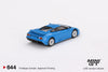 MINI GT MGT00644-L BUGATTI EB110 GT Blue Bugatti (1/64)