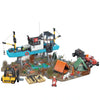Mould King Fishing Boat Repair Yard Building Set