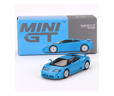 MINI GT MGT00644-L BUGATTI EB110 GT Blue Bugatti (1/64)