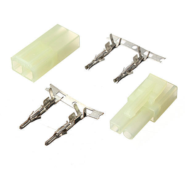 Tamiya 2 Pin Female Male EL Connector 4.5mm Pitch Socket Plug Motor Connector