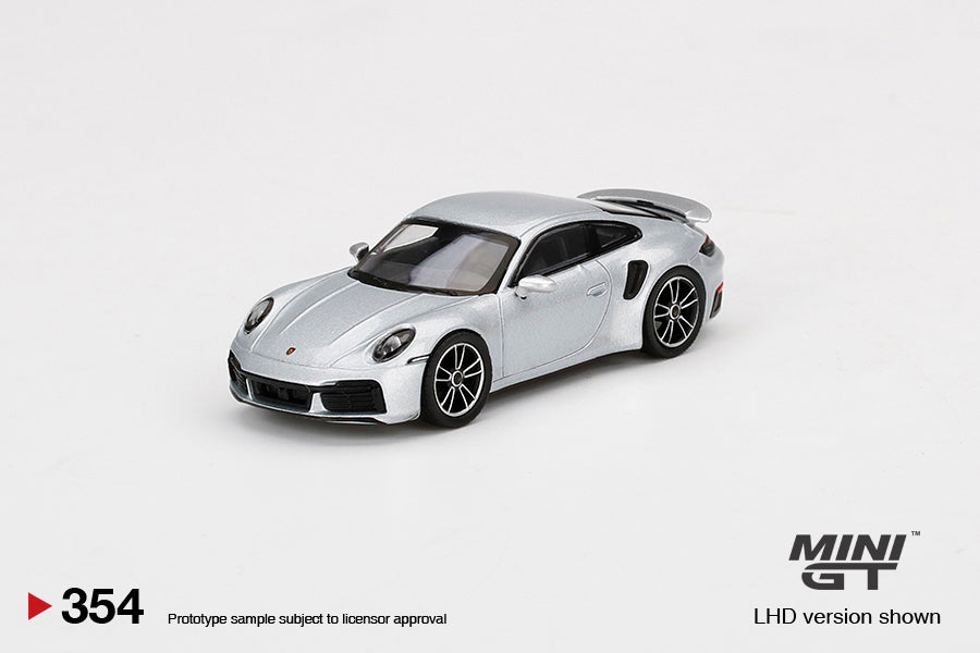 1/64 MINI GT Porsche 911 Turbo S GT Silver Metallic
