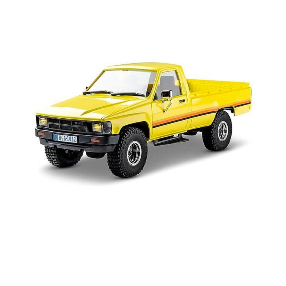 FMS-1/18 1983 Toyota Hilux RC Rock Crawler Electric 4WD 1/18 Scale RTR - Yellow