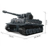 Mould King Tiger Tank Building Set, RC Motor Block Kit Military