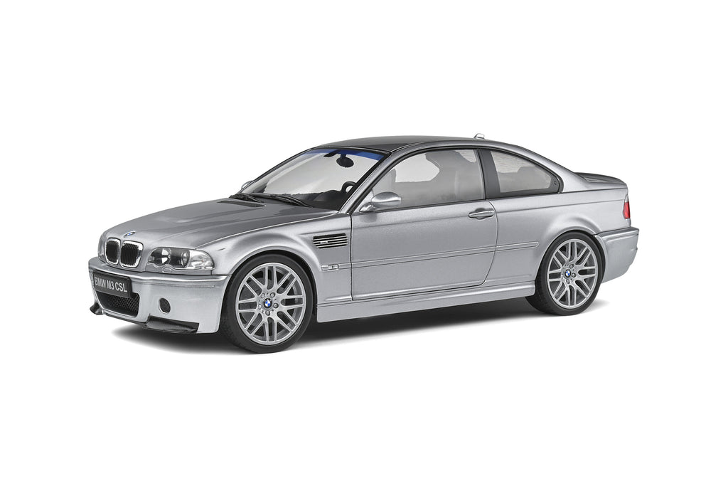 SOLIDO 1/18 BMW E46 CSL COUPÉ – SILVER GREY METALLIC – 2003