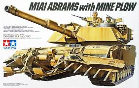 Tamiya -1/35 M1A1 Abrams with Mine Plow