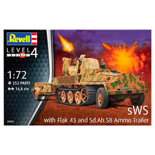 Revell 1/72 sWS with Flak 43 and Sd.Ah.58 Ammo Trailer