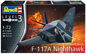 Revell 1/72 F-117A Nighthawk Lockheed Martin