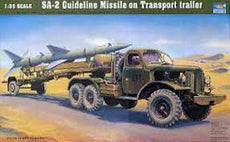 Trumpeter 1/35 SA-2 Guideline Missile on Transport Trailer