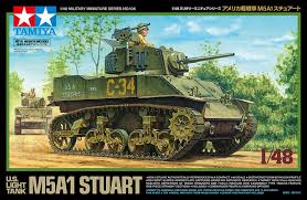 Tamiya -1/48 M5A1 Stuart U.S. Light Tank