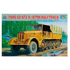 Trumpeter 1/72 FAMO SD.KFZ.9/18 Ton Halftrack