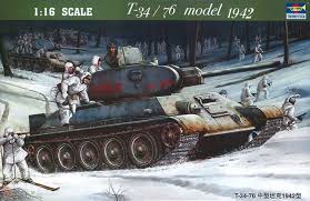 Trumpeter 1/16 T-34/76 model 1942