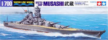 Tamiya -1/350 Musashi Japanese Battleship