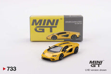 Mini GT - #MGT00733-L - Lamborghini Countach LPI 800-4 - New Giallo Orion - 1/64