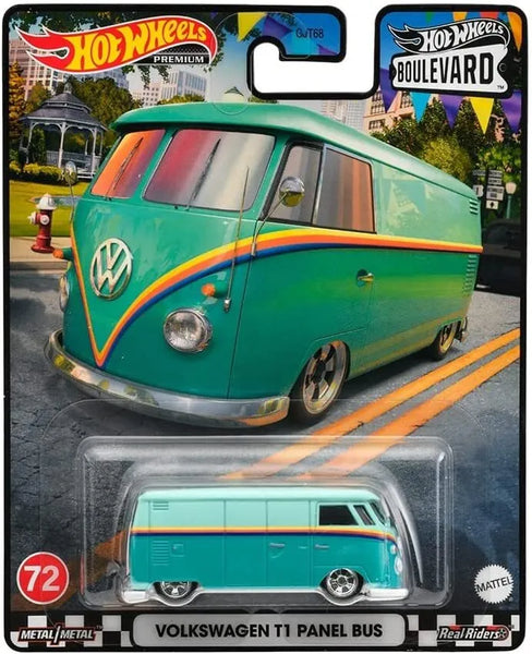 HOT WHEELS PREMIUM BOULEVARD VOLKSWAGEN T1 PANEL BUS #72 HKF18