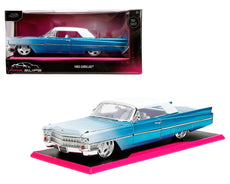 1:24 Pink Slips 1963 Cadillac Blue
