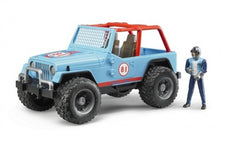 Jeep Cross Country Racer with Driver - Blue