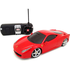 RC 1/24 Maisto Scale Ferrari 458 Italia Radio Control Vehicle (RED)