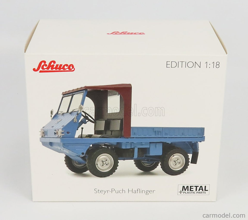SCHUCO - STEYR-PUCH - PKW PICK-UP 1975(Blue)