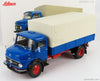 1/18th-SCHUCO - MERCEDES BENZ - L911 TRUCK TELONATO 1966(Blue)