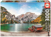 BRAIES LAKE AT AUTUMN