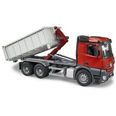 Bruder Toy Truck MB Arocs Lorry with Roll off Transport Container