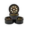 1.9" Aluminum Beadlock Crawler Wheels 4pcs - Gold