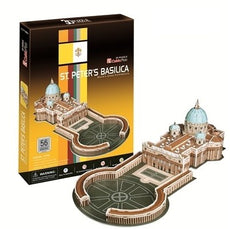 CubicFun - St. Peters Basilica (Vatican City) 3D Puzzle (56 Pieces)-