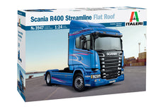 1/24 SCANIA R400 STREAMLINE (FLAT ROOF) - SUPER DECAL SHEET INCLUDED