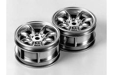 M-CHASSIS 8-SPOKE PLATED WHEELS FOR MINI (2)