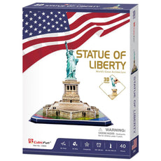 Cubic Fun Statue of Liberty USA - 39 Piece 3D Puzzle