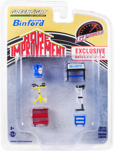 1/64 Binford Tools 6 Piece Shop Tools Set Home Improvement (1991-1999) TV Series Hobby Exclusive