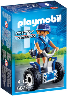 City Action Policewoman with Balance Racer