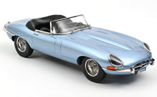 Norev 122722 Jaguar E-Type Cabriolet 1962 - Blue metallic - 1:12