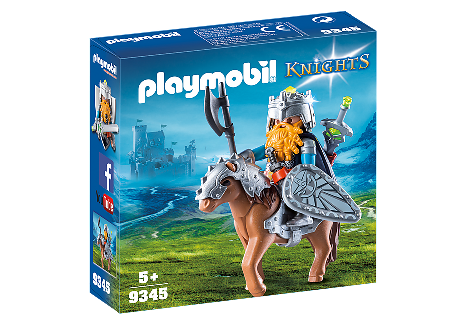 Dwarf Fighter with Pony