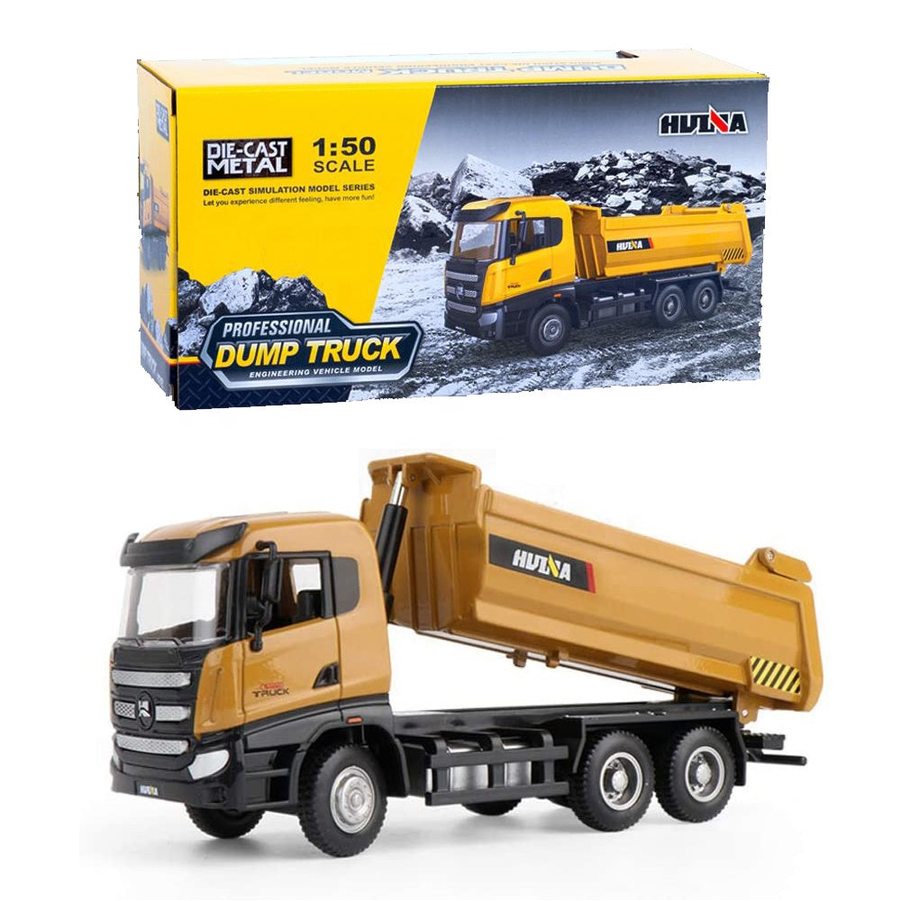 Alloy Dump Truck Heavy Duty Construction Vehicle Toys 1/50 Diecast Dumper