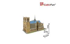 NOTRE DAME PARIS (FRANCE) 53 PIECE 3D PUZZLE CUBIC FUN