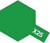 X-25 Clear Green Acrylic Paint