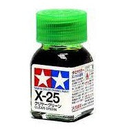 X-25 Clear Green Enamel Paint