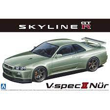 1/24 Nissan BNR34 Skyline GT-R V-spec II Nur.'02