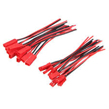 2 Pins JST Male Connector Plug Cable Wire Line