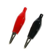 Comptronics Medium Crocodile Clip R/B X2