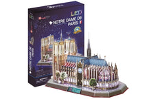 NOTRE DAME PARIS (FRANCE) 149PCS 3D PUZZLE WITH LED UNIT